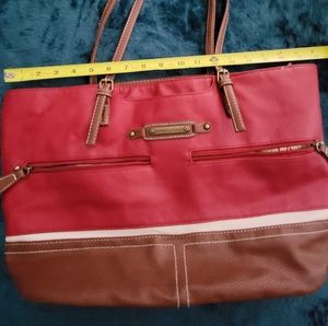 Red Organizer tote